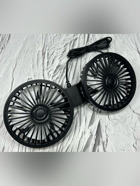 USB Dual Fan F4208 for Car Backseat Missing Holder / Extension Arm.